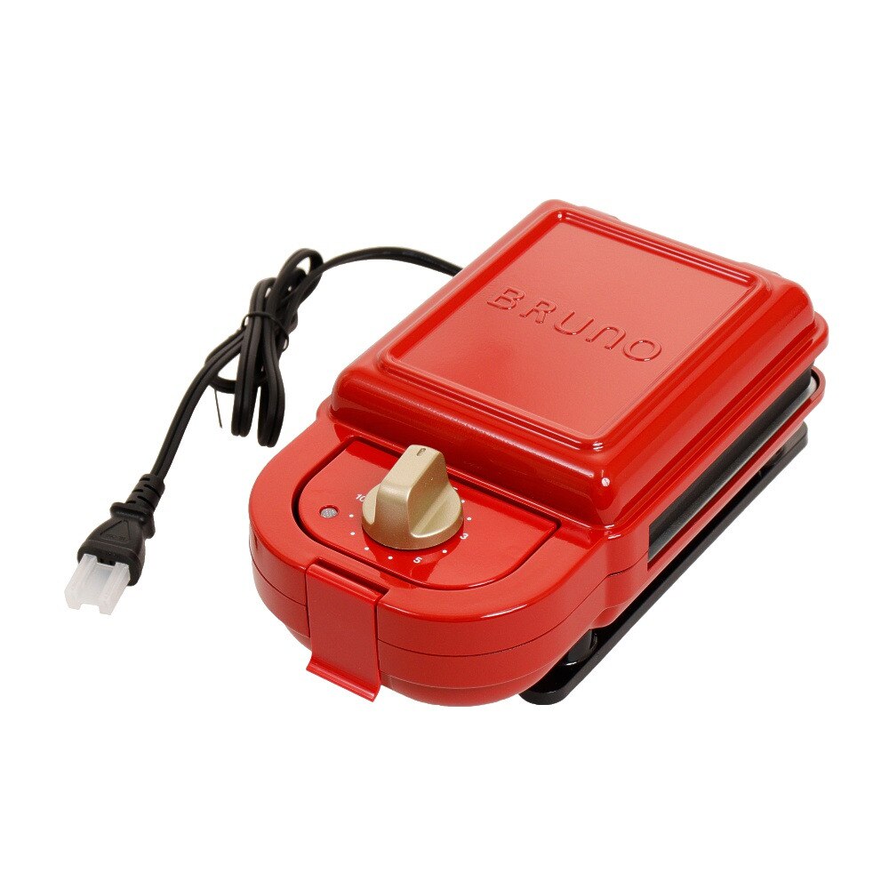  キャンプ アウトドア 調理器具 ホットサンドメーカー シングル レッド 7760445