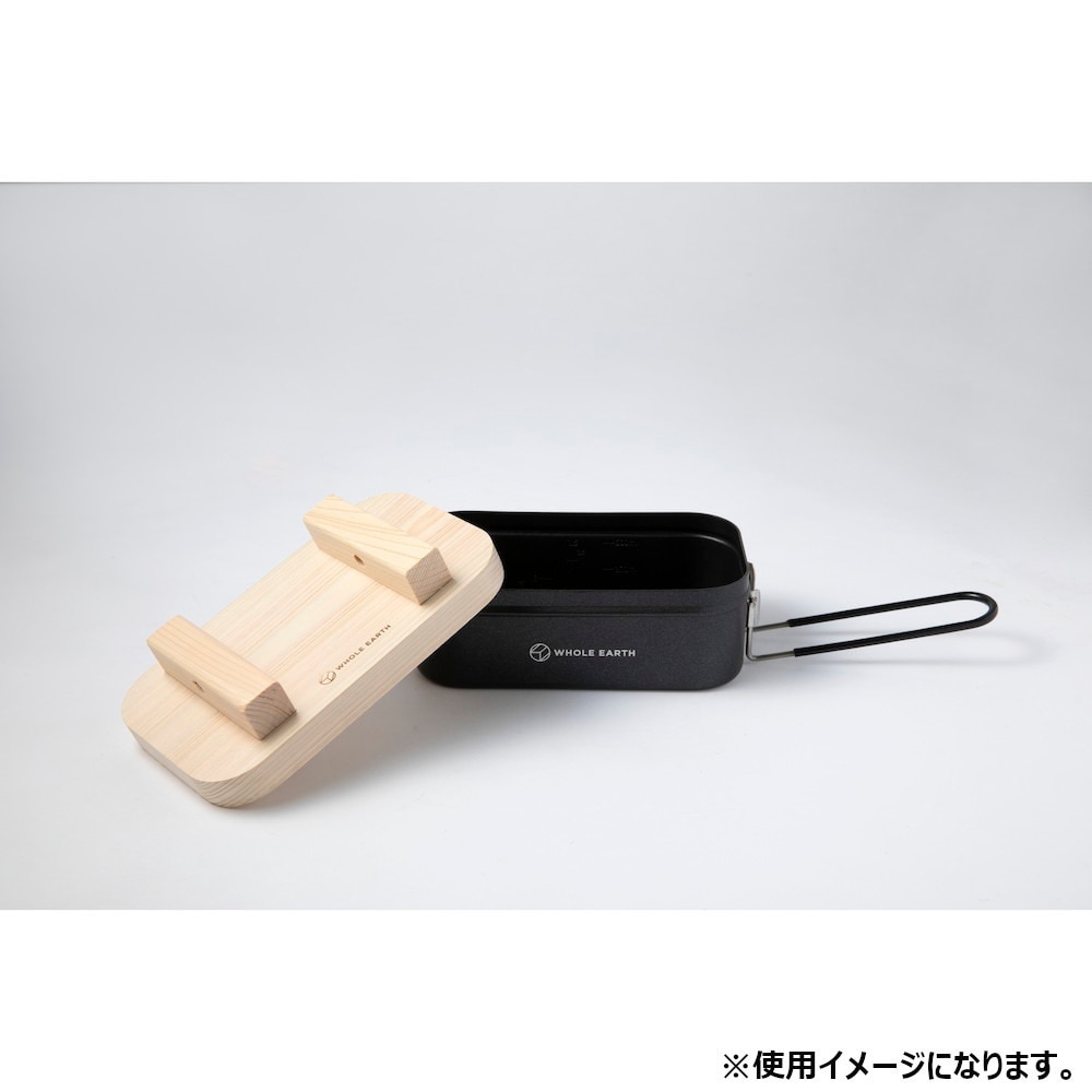 ホールアース（Whole Earth） 釜蓋 HINOKI GETA LID ヒノキゲタ リッド WE2MDJ29 ひのき 抗菌 メスティン キャンプ アウトドア