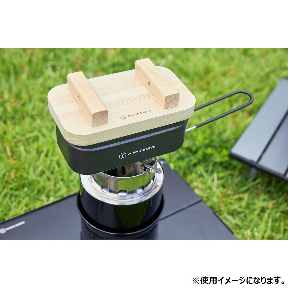 ホールアース（Whole Earth） 釜蓋 HINOKI GETA LID ヒノキゲタ リッド WE2MDJ29 ひのき 抗菌 メスティン キャンプ アウトドア