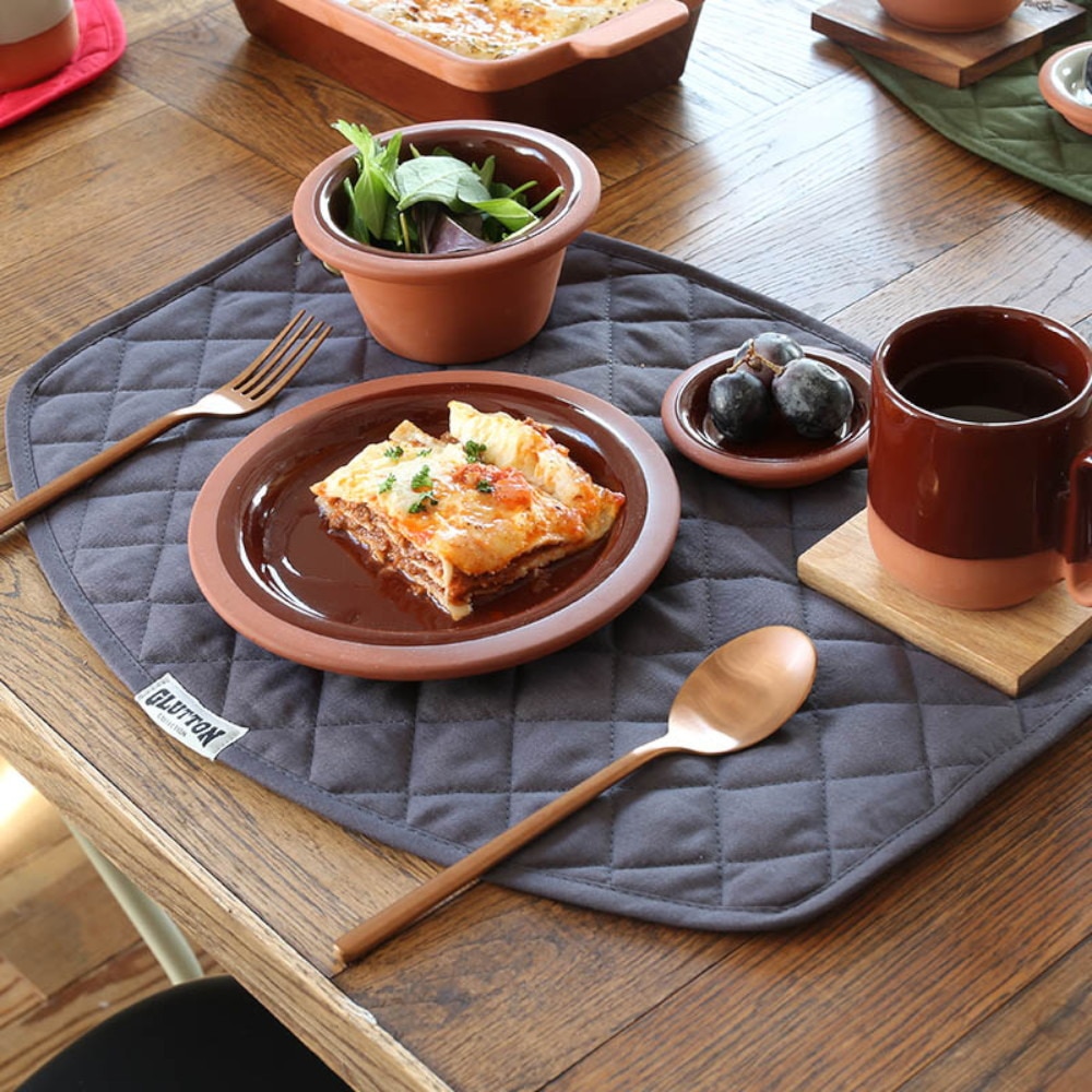 ダルトン（DULTON） ランチョンマット 洗える グラットン プレイス マット K21-0354DGY