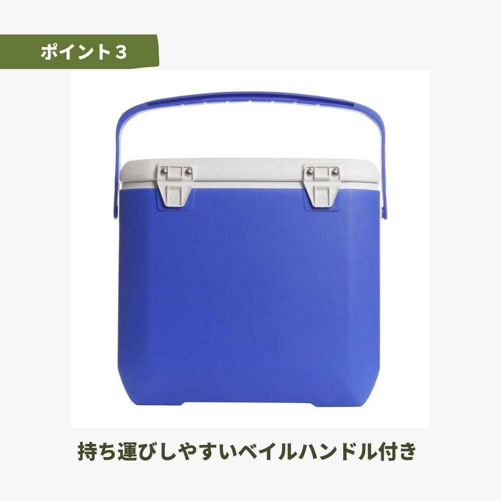 コールマン（Coleman） エクスカーションクーラー 30QT ブルーホワイト 28L 2000027861 クーラーボックス キャンプ BBQ 釣り アウトドア