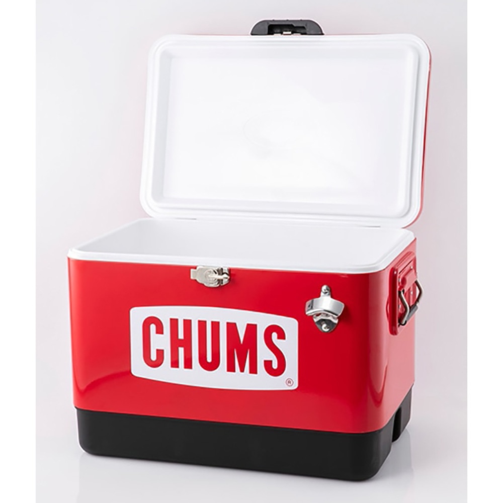 チャムス（CHUMS） ハードクーラー スチールクーラーボックス 保冷 54L CH62-1802 アウトドア キャンプ