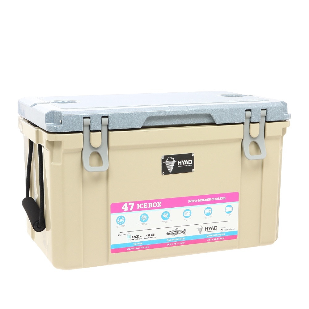 オレゴニアンキャンパー（Oregonian Camper） クーラーボックス アイスボックス 44.5L 保冷 大型 HYAD COOLER 47R HDC-006CPCN