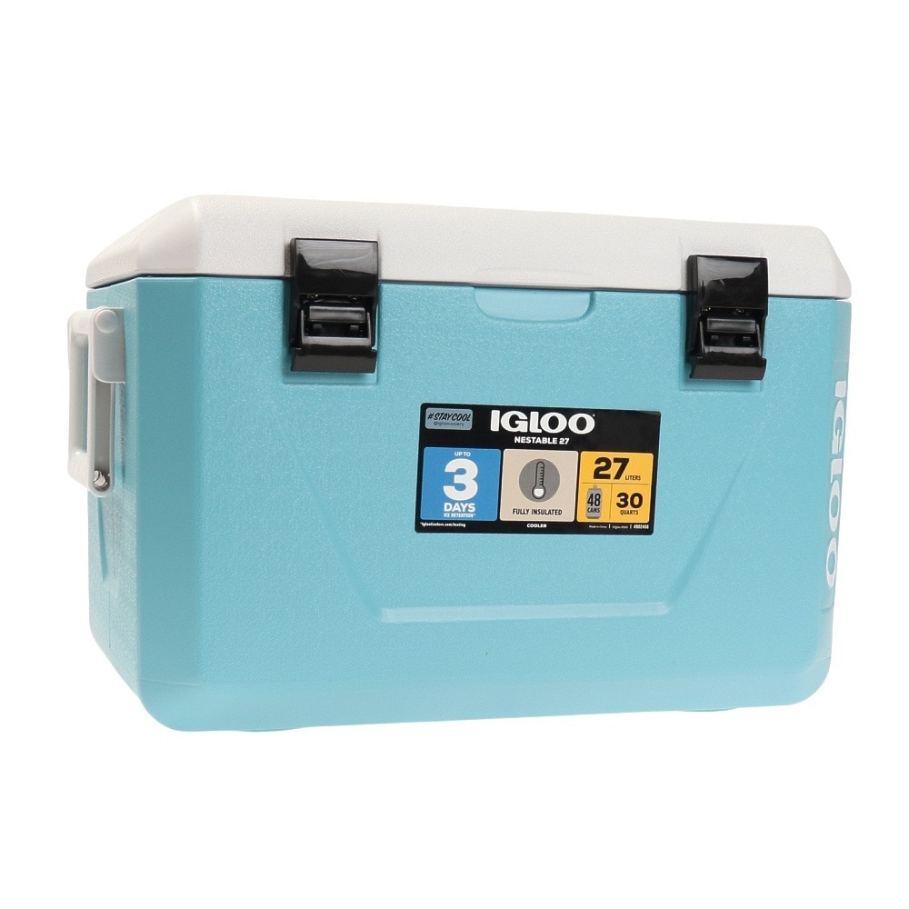 イグルー（igloo） クーラーボックス アイスボックス 27L 保冷 ネスティングクーラー ライトブルー 150500 防災