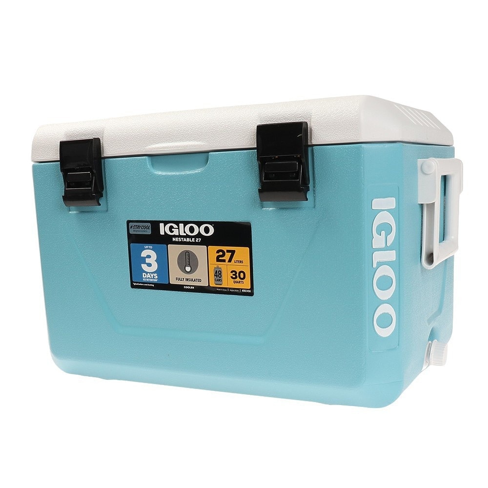 イグルー（igloo） クーラーボックス アイスボックス 27L 保冷 ネスティングクーラー ライトブルー 150500