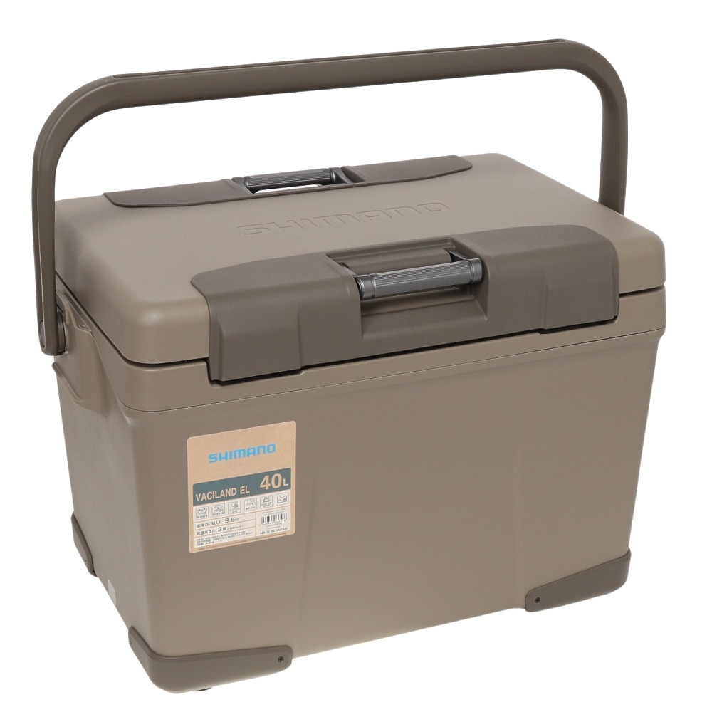 シマノ｜シマノ（SHIMANO） クーラーボックス 保冷 ヴァシランド EL 40L NX-240W モカ03 アウトドア キャンプ レジャー  アウトドア・キャンプ用品はエルブレス