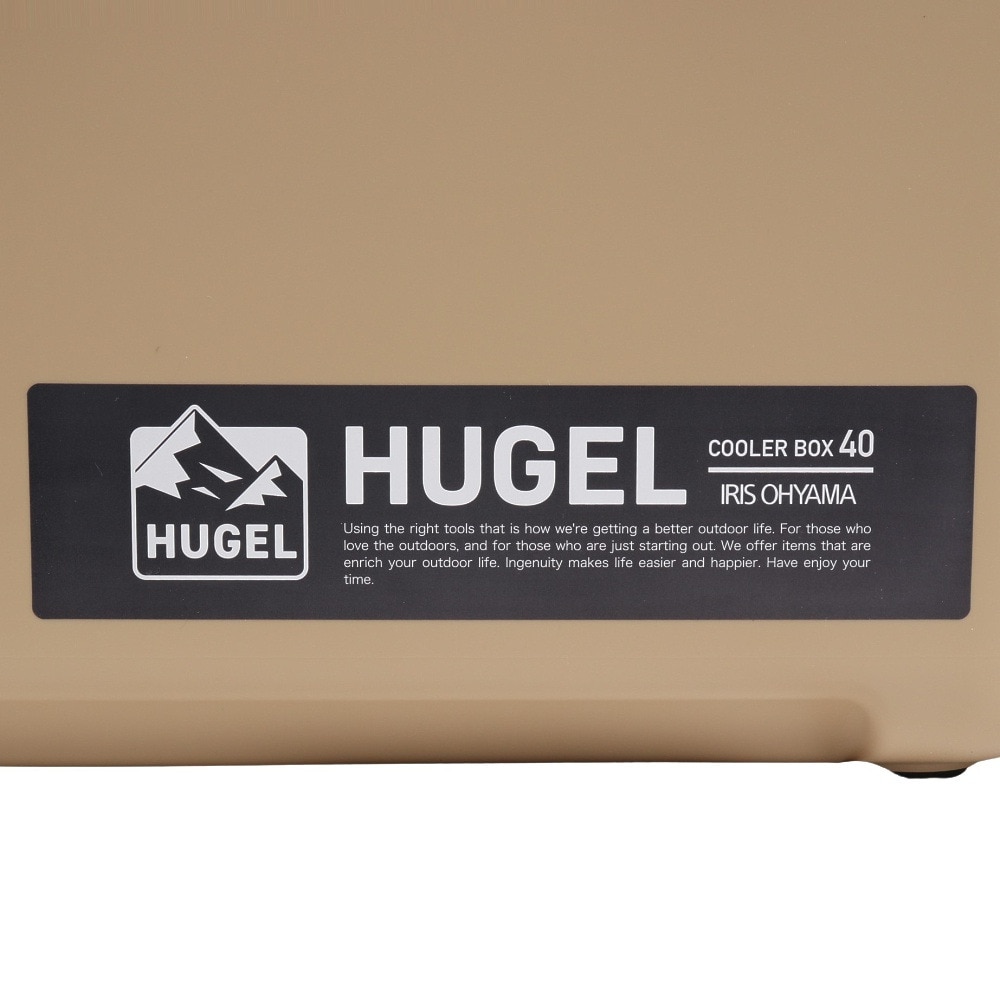 ヒューゲル（HUGEL） アイリスオーヤマ クーラーボックス 40L 約8.4日保冷 大容量 TC-40