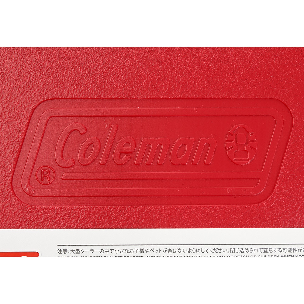 コールマン（Coleman） ホイールクーラー60QT レッドホワイト 56L 2000027864 クーラーボックス キャンプ BBQ バーベキュー アウトドア