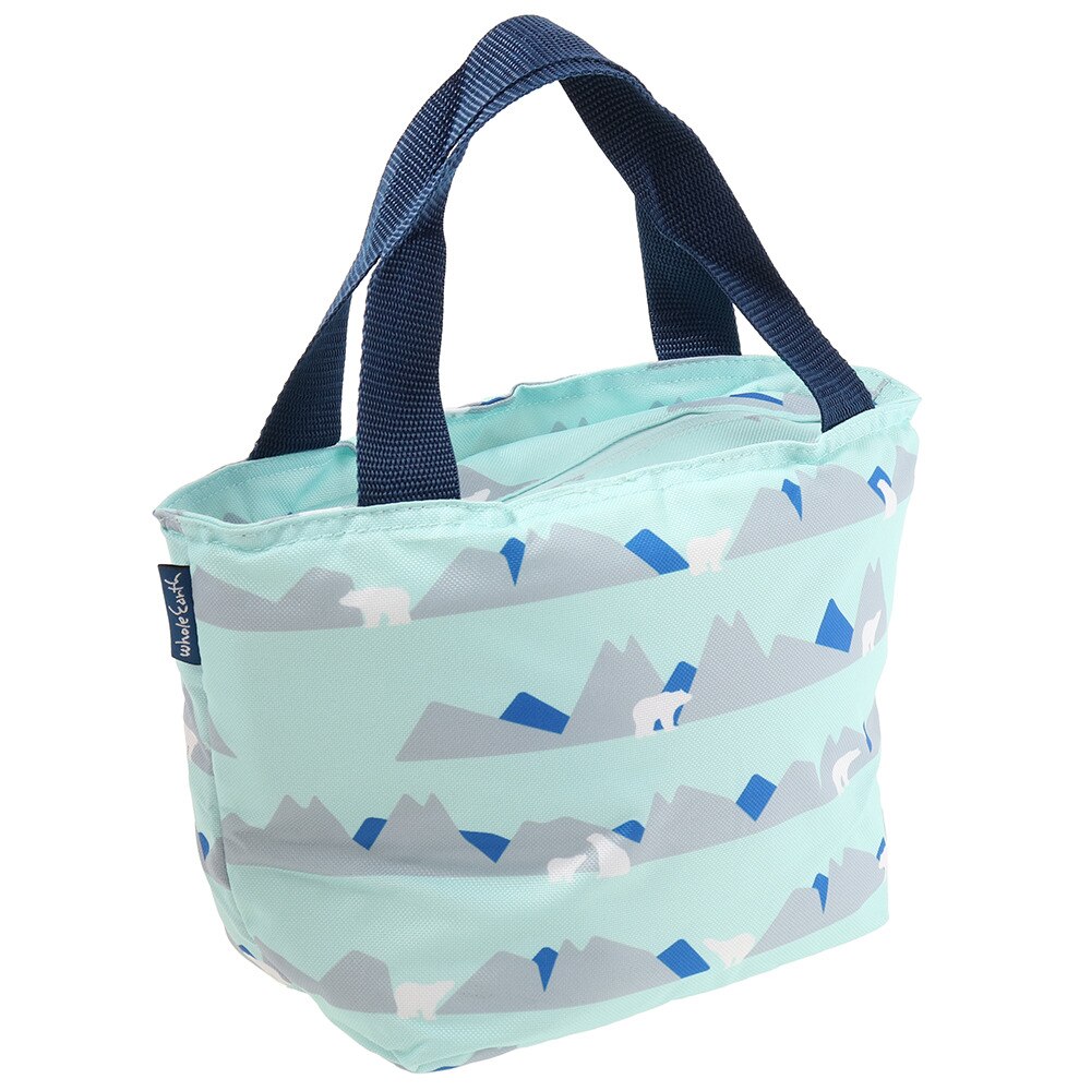 ホールアース（Whole Earth） ランチクーラーバッグ5 ブルー 5L WE23DI94 BLU 保冷 トート型 お弁当 アウトドア キャンプ BBQ