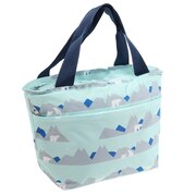 ホールアース（Whole Earth） ランチクーラーバッグ5 ブルー 5L WE23DI94 BLU 保冷 トート型 お弁当 アウトドア キャンプ BBQ
