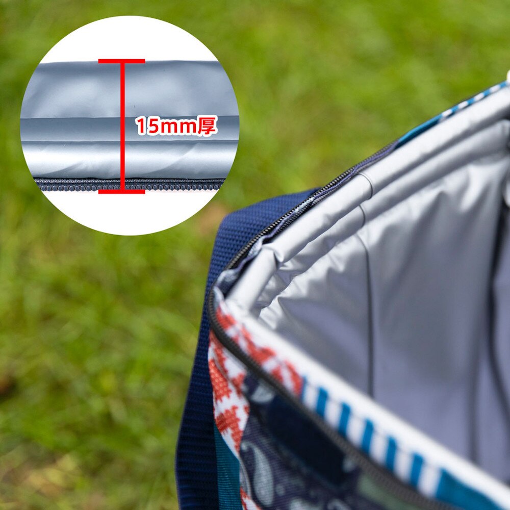 ホールアース（Whole Earth） ソフトクーラー8 ブルー 8L WE2KDI04 BLU 保冷バッグ アウトドア キャンプ レジャー BBQ バーベキュー