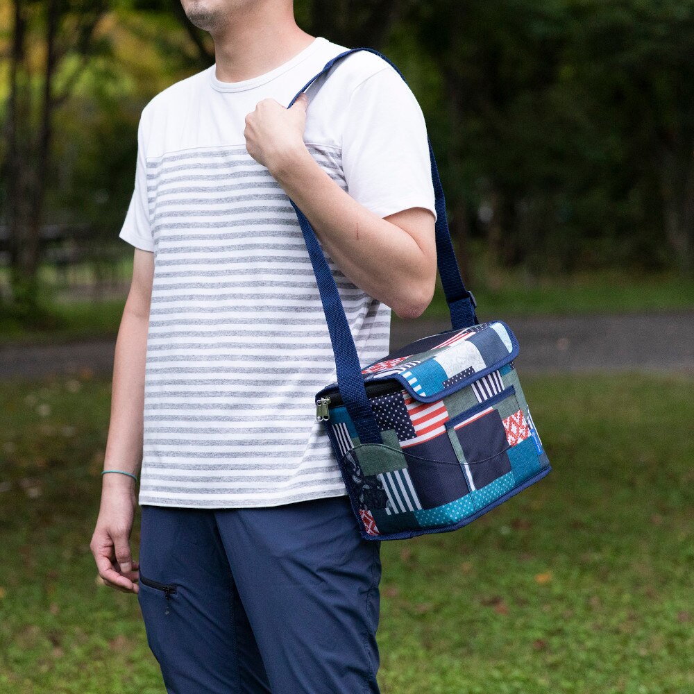 ホールアース（Whole Earth） ソフトクーラー8 ブルー 8L WE2KDI04 BLU 保冷バッグ アウトドア キャンプ レジャー BBQ バーベキュー