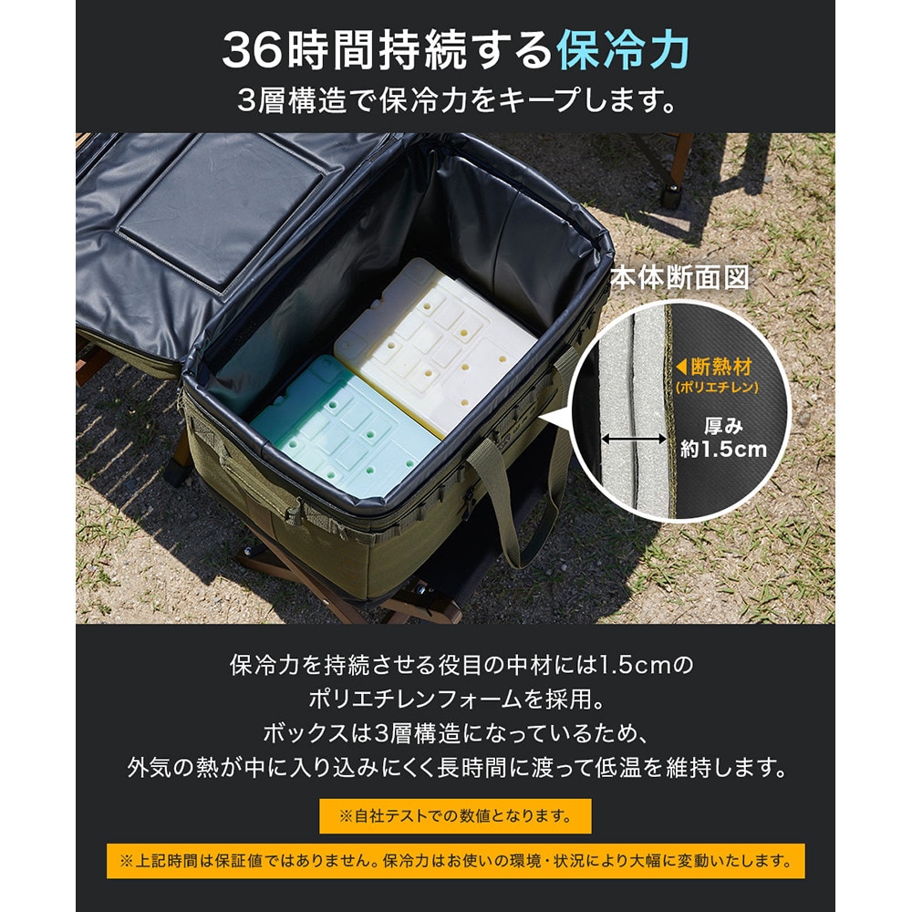 WAQ（WAQ） ソフトクーラーボックス ソフトクーラーボックス S ブラック