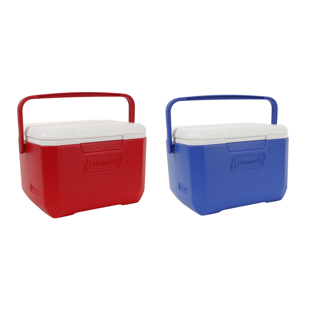 コールマン（Coleman） クーラーボックス 保冷 4.7L テイク6 ブルー レッド 2個セット 2000033009 2000033010