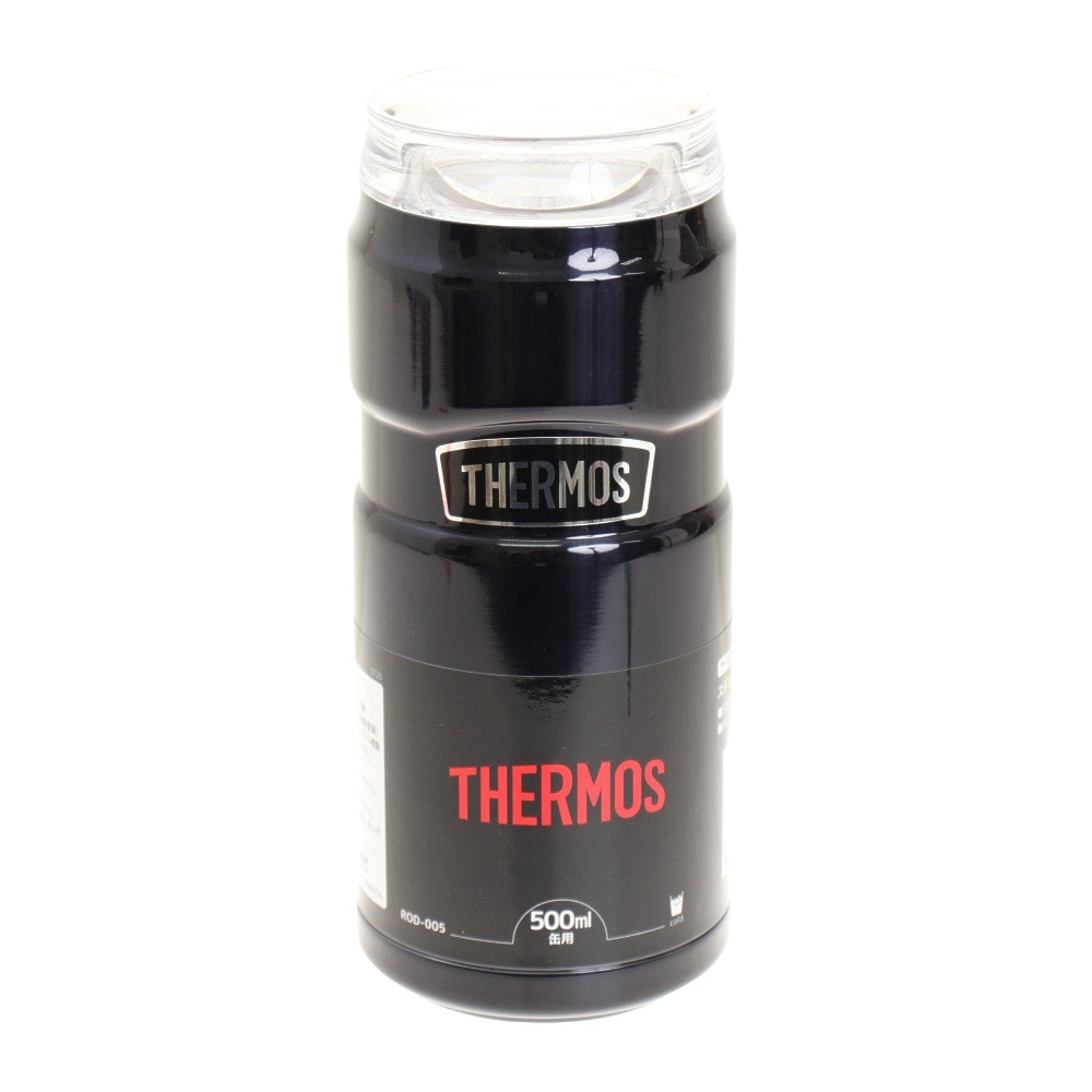 サーモス（THERMOS） 保冷缶ホルダ― ROD-005 500ml MDB ミッドナイトブルー タンブラー 真空断熱 保温 保冷