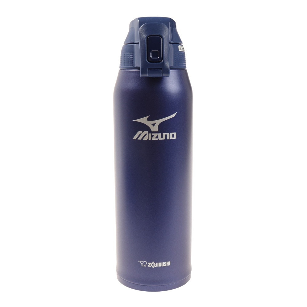 ミズノ（MIZUNO）（メンズ、レディース）ステンレスクールボトル ブルー 1L SD-FX10-AA 水筒 保冷 スポーツ アウトドア キャンプ 丸洗い ワンタッチ 軽量 運動会 部活 