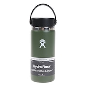 ハイドロフラスク（HydroFlask） 水筒 ボトル マグ 16 oz Wide Mouth 5089022-08 Olive