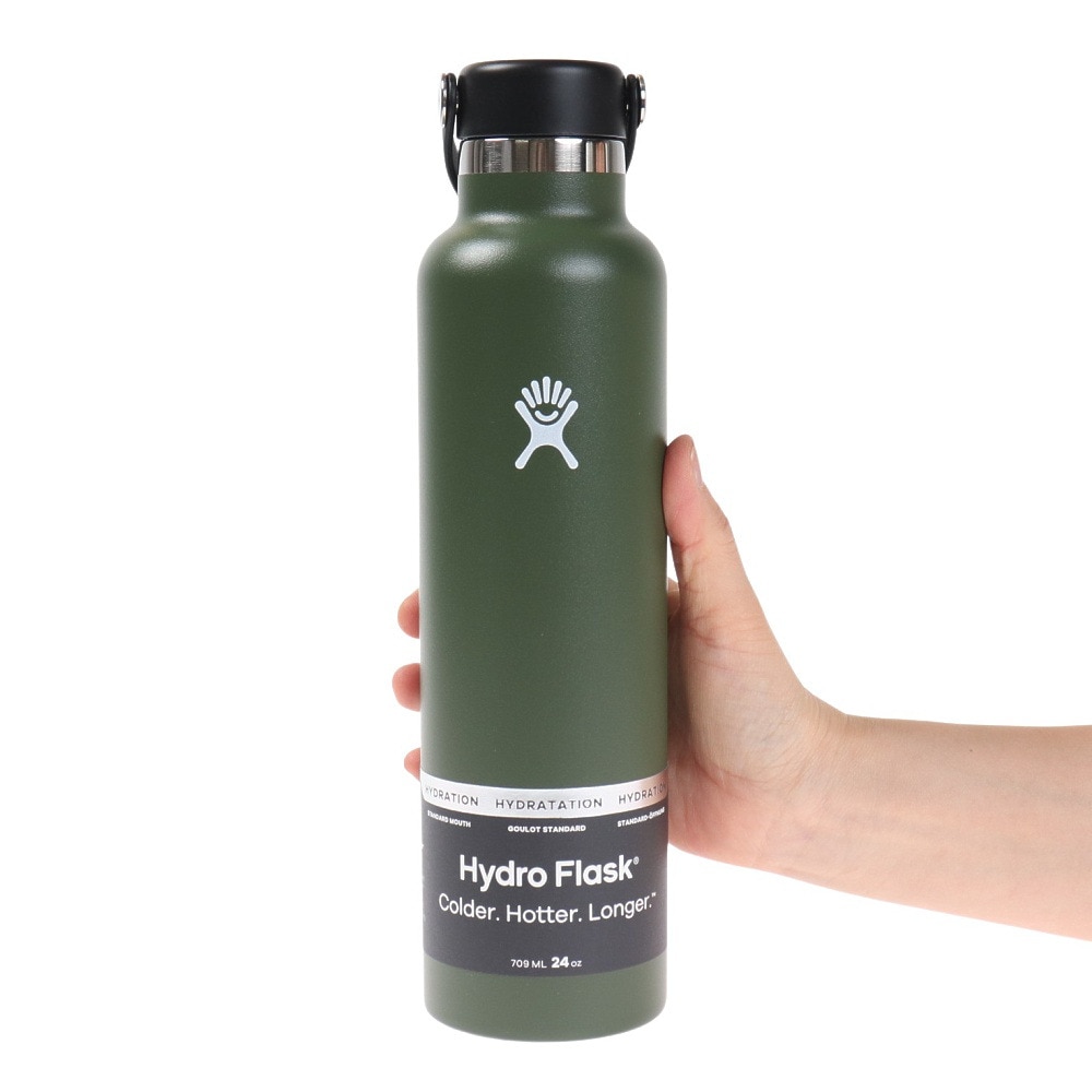 ハイドロフラスク（HydroFlask） 24 oz Standard Mouth オリーブ 5089015-08 水筒 マグ ボトル 