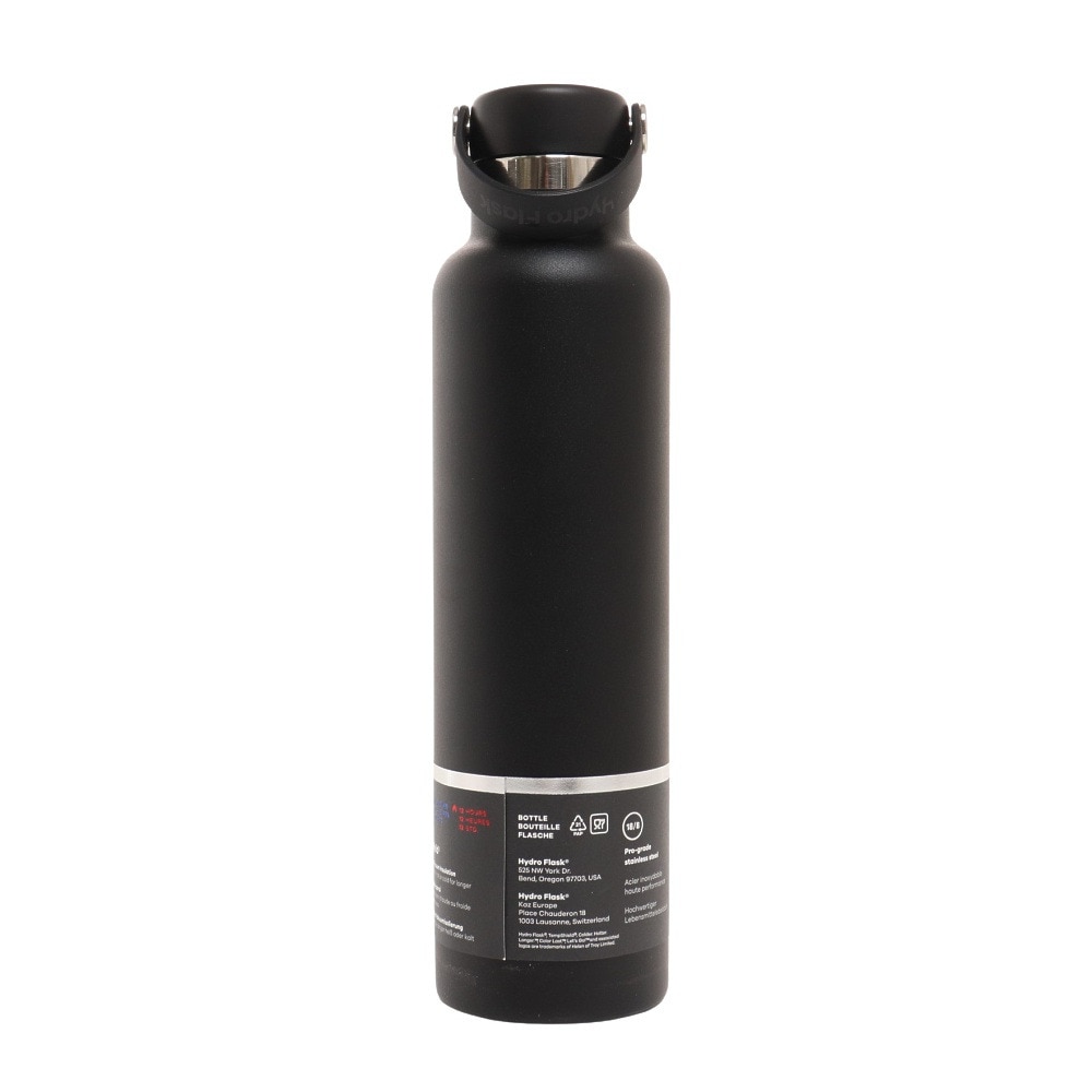 ハイドロフラスク（HydroFlask） 24 oz Standard Mouth ブラック 5089015-20 水筒 マグ ボトル アウトドア キャンプ BBQ スポーツ 通勤 通学 部活 保温保冷