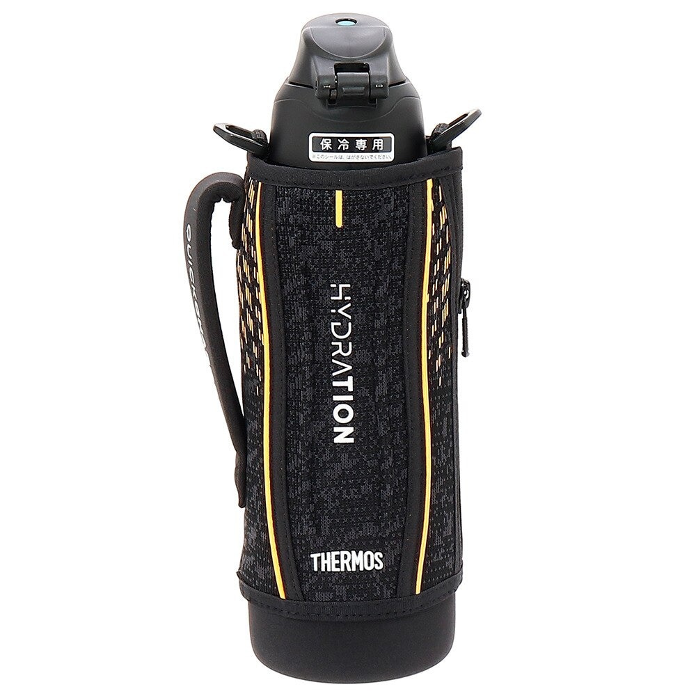 サーモス（THERMOS） 水筒 真空断熱スポーツボトル 1.5L FHT-1501F BKOR ブラック オレンジ 保冷専用 ワンタッチ 部活 スポーツ