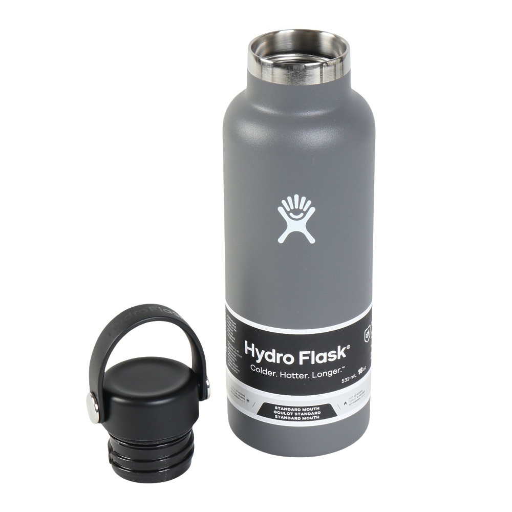 ハイドロフラスク（HydroFlask） 水筒 ボトル マグ HYDRATION 18 oz Standard Mouth 5089013-39Stone