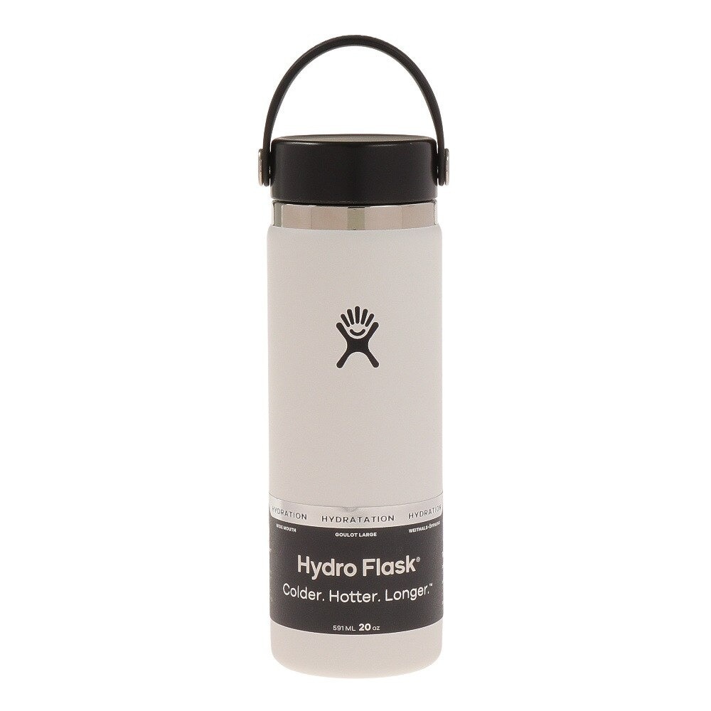 ハイドロフラスク（HydroFlask） 水筒 ステンレスボトル 591ml 保温 保冷 20oz Wide Mouth 5089024-01 ワイドマウス