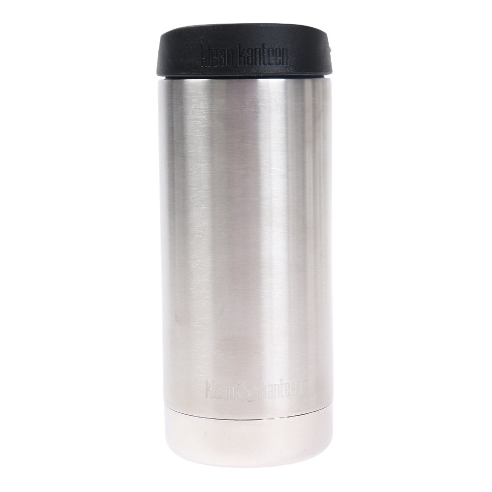 クリーンカンティーン（klean kanteen） 水筒 ステンレスボトル 保冷 保温 TKワイド12oz 355ml カフェキャップ シルバー 19322089015012