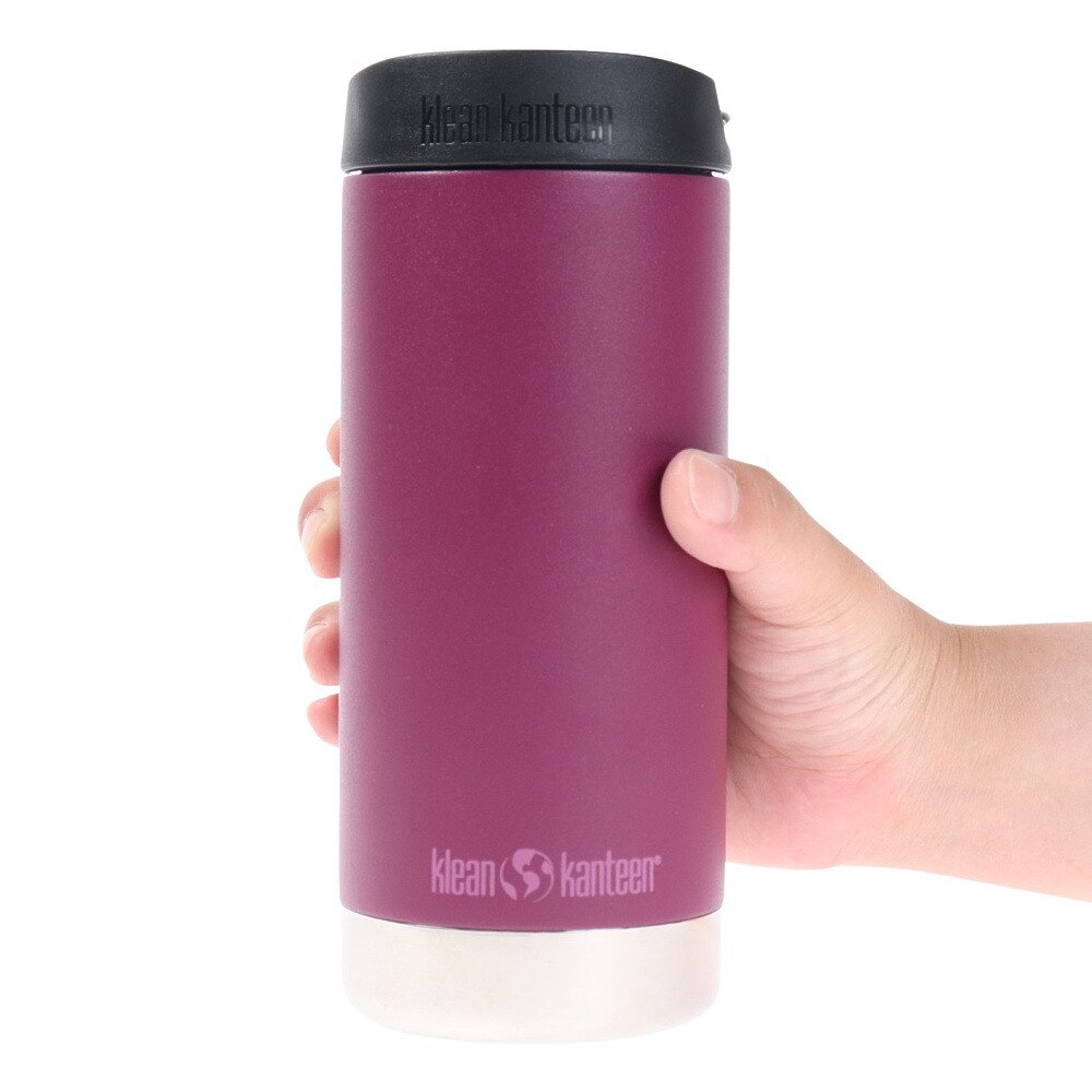 クリーンカンティーン（klean kanteen） TKワイド12ozカフェキャップ パープルポーション 355ml 19322089022012 マグボトル 水筒 アウトドア キャンプ
