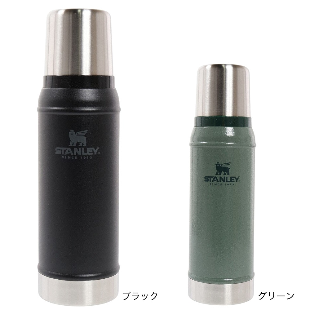 スタンレー（STANLEY） クラシック真空ボトル マットブラック 0.75L 10-01612-058 水筒 ステンレスマグ 保温保冷 アウトドア キャンプ BBQ レトロ おしゃれ