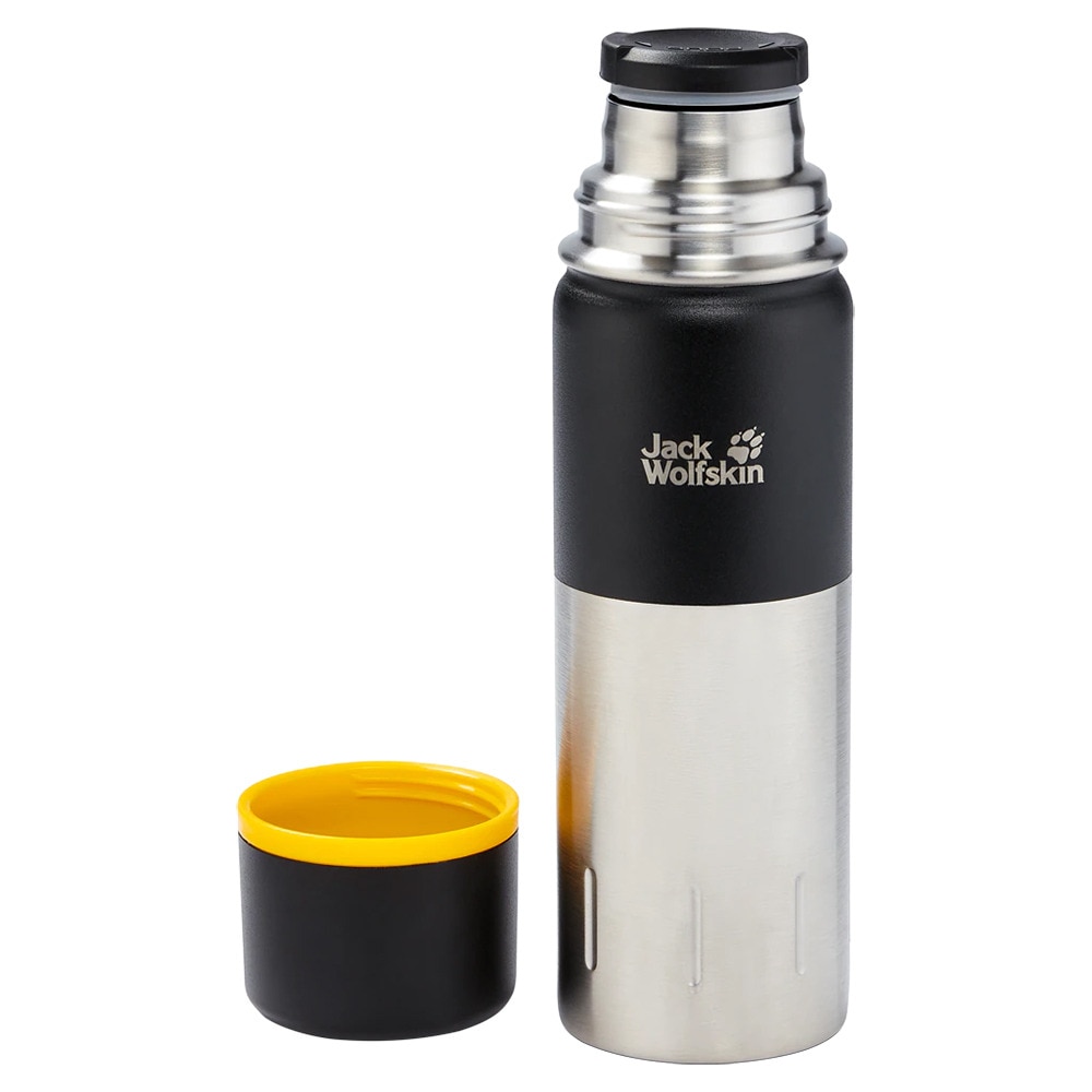 ジャックウルフスキン（JackWolfskin） 水筒 ボトル マグ KOLIMA 0.5 8006901-6000 ブラック 大容量 500ml 保冷 保温 魔法びん 通勤 通学 スポーツ