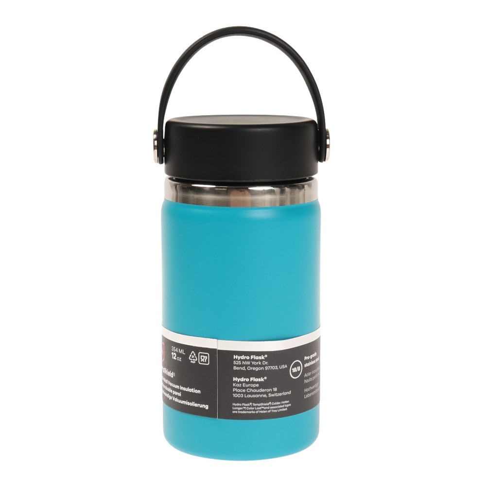 ハイドロフラスク（HydroFlask） 水筒 ボトル マグ 12 oz ワイドマウス 5000000012848