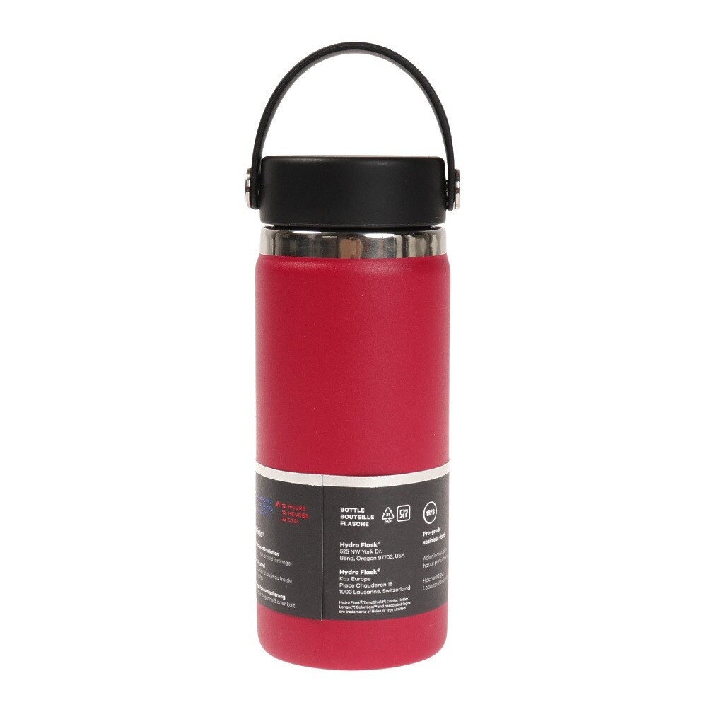 ハイドロフラスク（HydroFlask） 16 oz Wide Mouth Snapper 5000000012886 水筒 マグ ボトル アウトドア キャンプ BBQ スポーツ 通勤 通学 部活 保温保冷