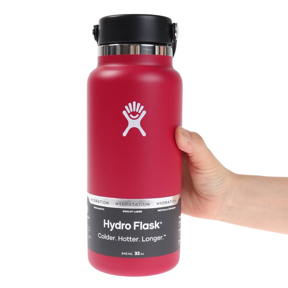 ハイドロフラスク（HydroFlask） 32 oz Wide Mouth Snapper 5000000012954 水筒 マグ ボトル アウトドア キャンプ BBQ スポーツ 通勤 通学 部活 保温保冷