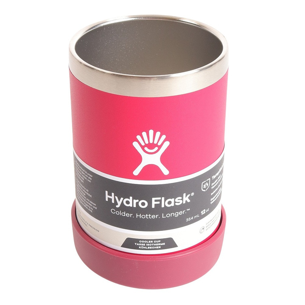 ハイドロフラスク（HydroFlask） 保冷缶 ホルダー クーラーカップ 保温 保冷 真空断熱構造 354ml ピンク BEER & SPIRITS 12 oz Cooler Cup 8900250085221