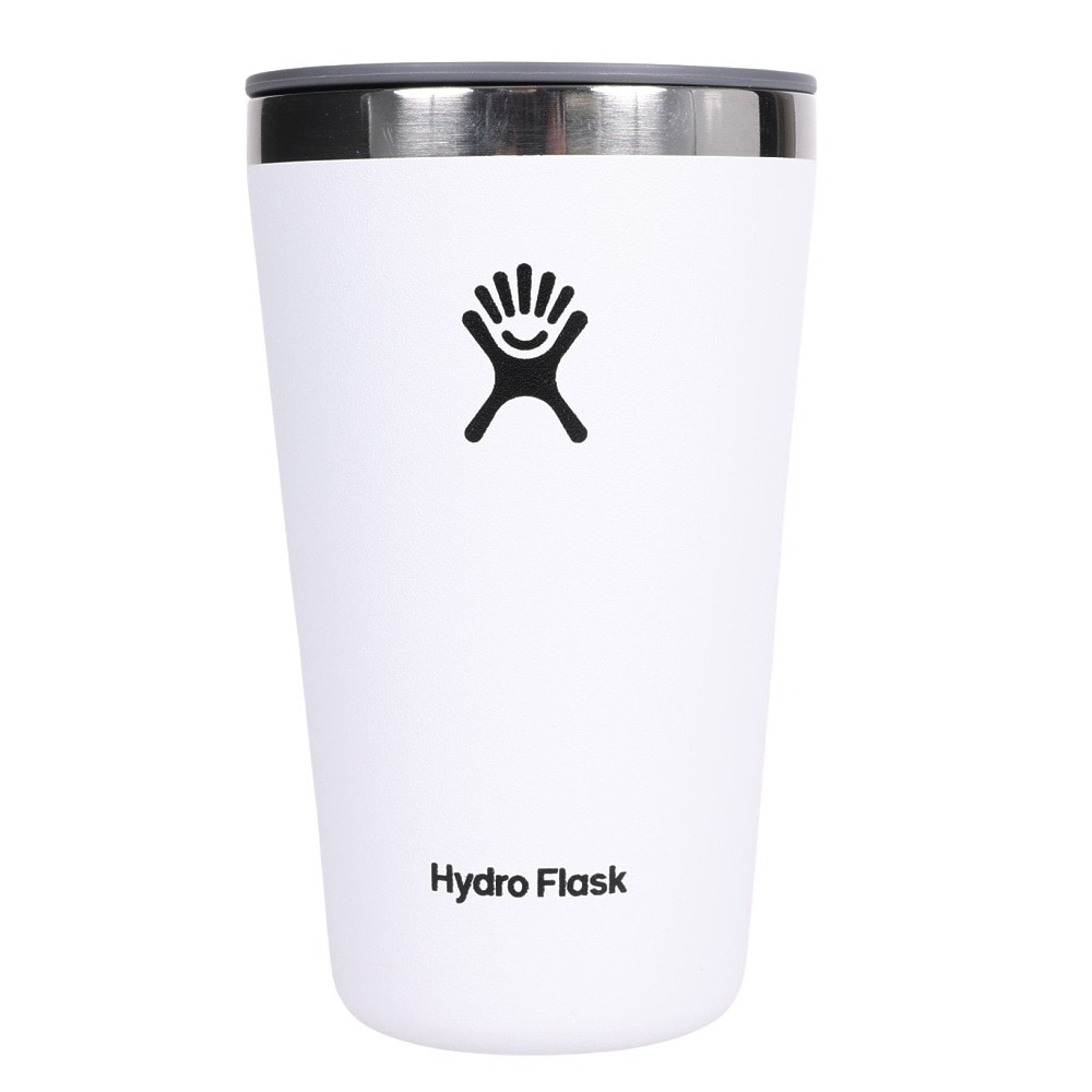 ハイドロフラスク（HydroFlask） タンブラー マグ ボトル ホワイト 保温保冷 473ml 16 oz All Around Tumbler White 8901170010221