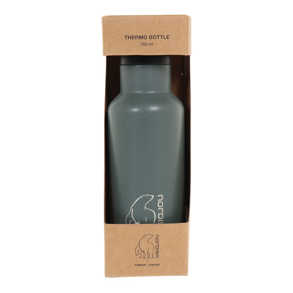 ノルディスク（Nordisk） 水筒 ボトル マグ Steel Drinking Bottle 500ml 119009 Balsam Green