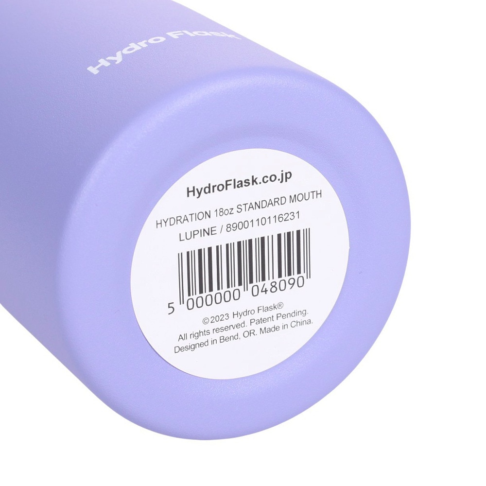ハイドロフラスク（HydroFlask） 水筒 ステンレスボトル ドリンクボトル 保温保冷 532ml 18 oz Standard Mouth Lupine 8900110116231