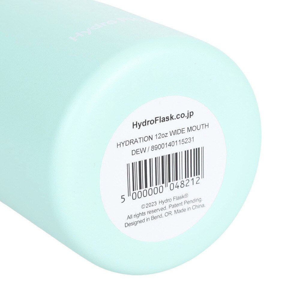 ハイドロフラスク（HydroFlask） 水筒 ステンレスボトル ドリンクボトル 保温保冷 354ml 12 oz Wide Mouth Dew 8900140115231