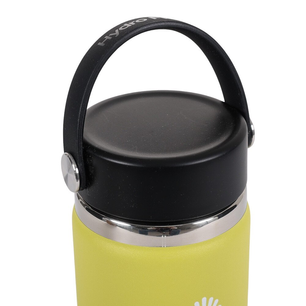 ハイドロフラスク（HydroFlask） 水筒 ステンレスボトル ドリンクボトル 保温保冷 イエロー 473ml 16oz WIDE MOUTH Cactus 8900150114231