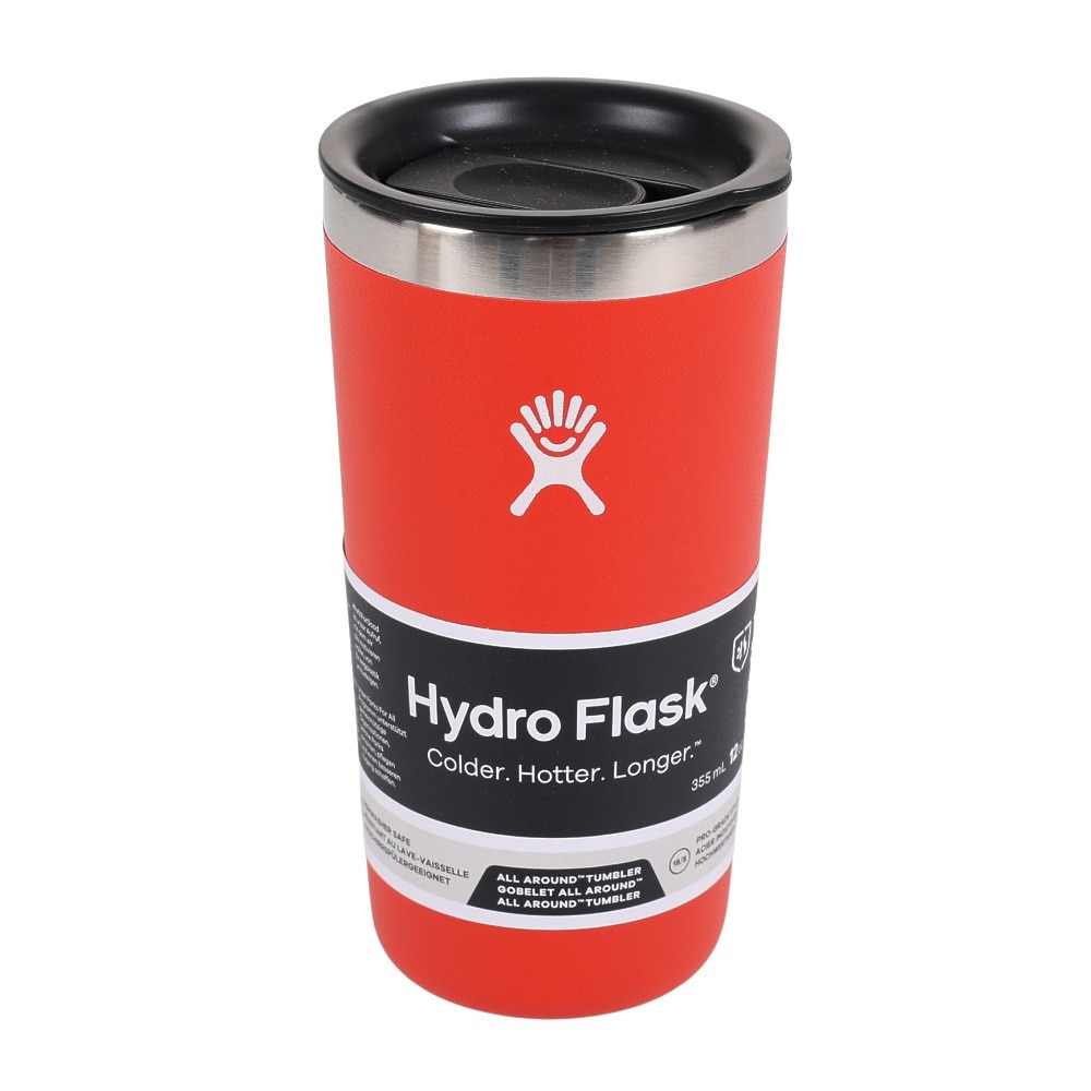 アウトドア・キャンプ用品はエルブレス　AROUND　レッド　12oz　354ml　保温保冷　Goji　マグ　タンブラー　ハイドロフラスク（HydroFlask）　8901160102231　ボトル　TUMBLER