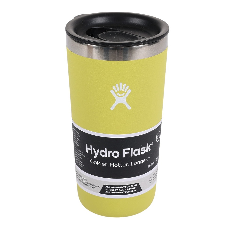 ハイドロフラスク（HydroFlask） タンブラー マグ ボトル 保温保冷 イエロー 354ml 12oz AROUND TUMBLER Cactus 8901160114231