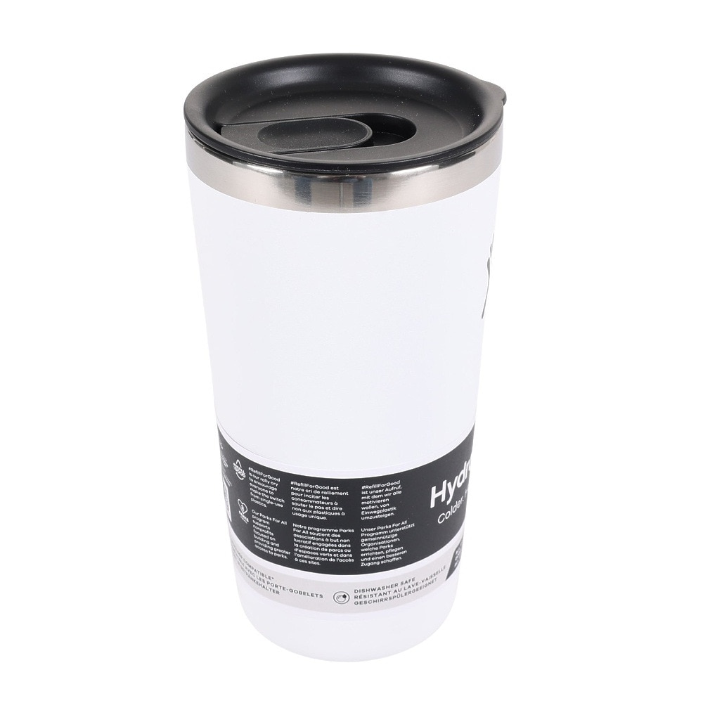 ハイドロフラスク（HydroFlask） タンブラー マグ ボトル 保温保冷 ホワイト 591ml 20 oz All Around Tumbler 8901470010231