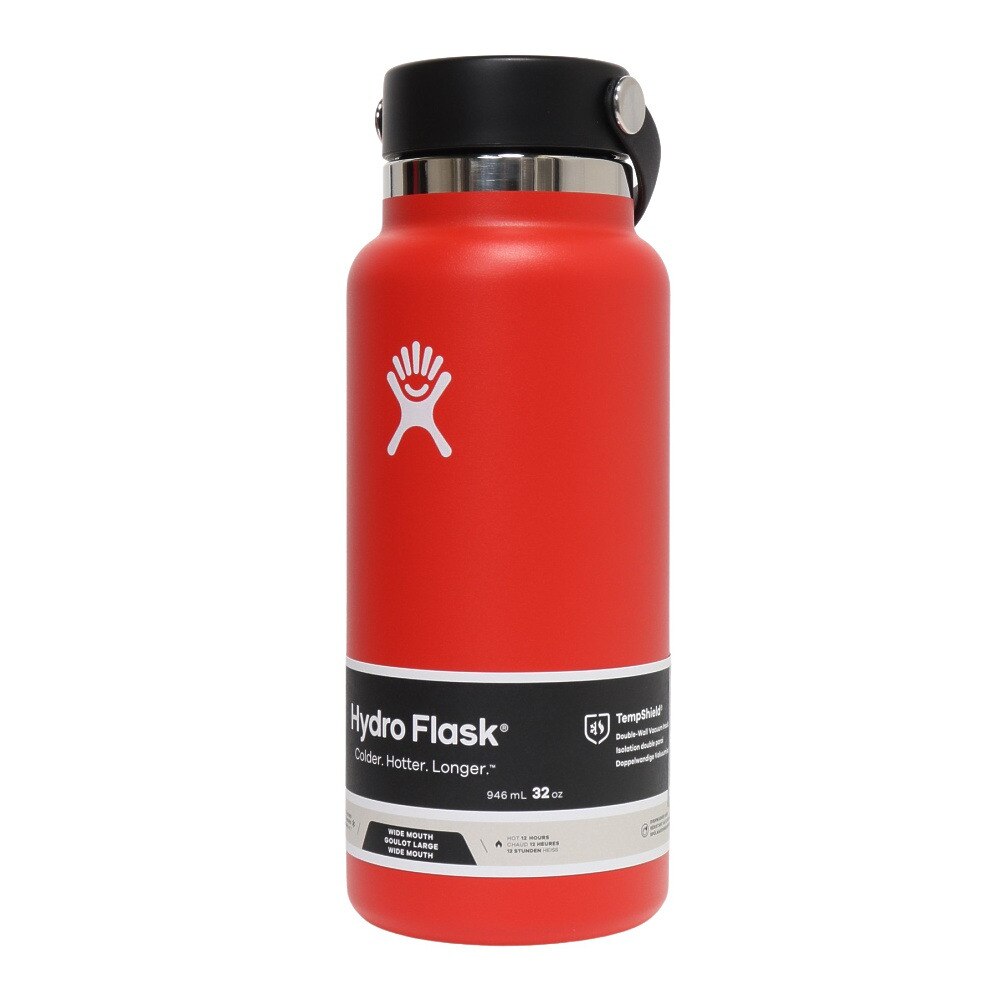 ハイドロフラスク（HydroFlask） 水筒 ボトル ステンレスボトル 保冷 保温 32 oz Wide Mouth 8900180102222 Goji