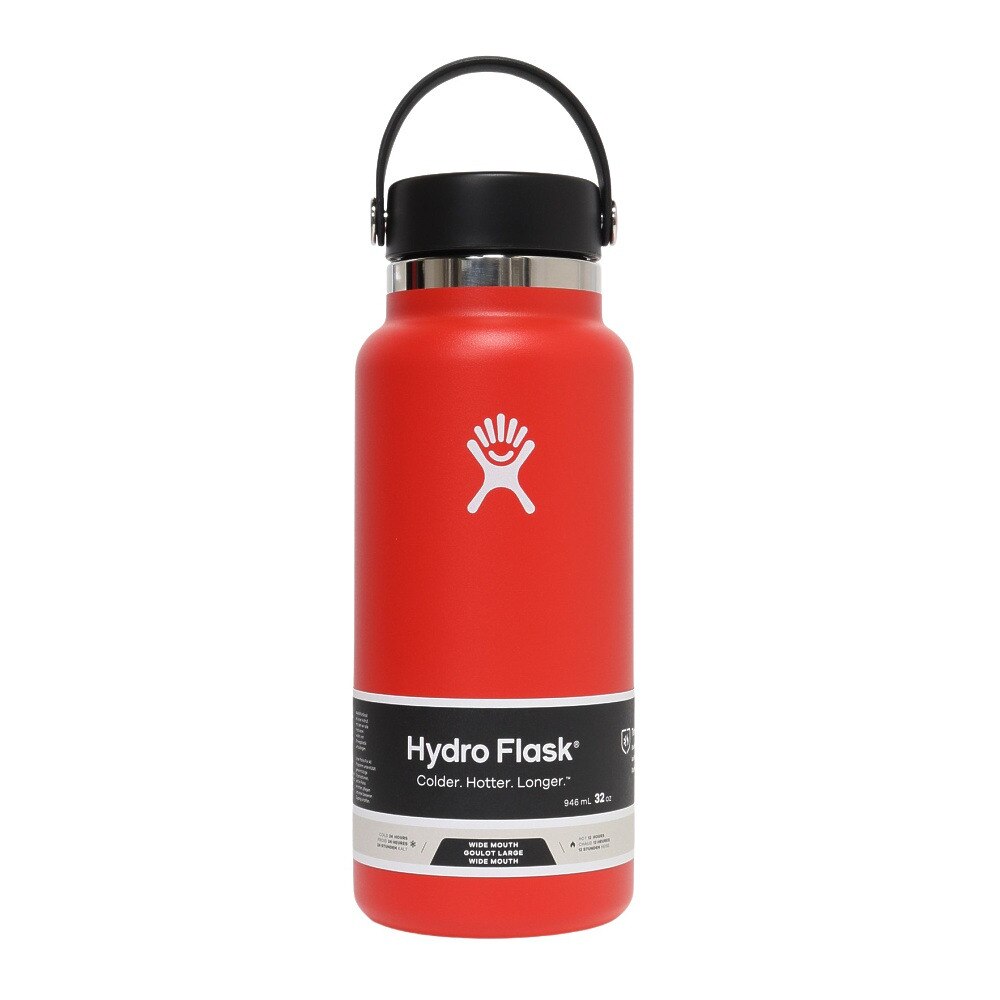 ハイドロフラスク（HydroFlask） 水筒 ボトル ステンレスボトル 保冷 保温 32 oz Wide Mouth 8900180102222 Goji