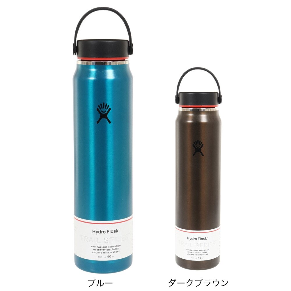 ハイドロフラスク（HydroFlask） 水筒 ステンレスボトル 保冷 保温 1182L 40oz Lightweight Wide Mouth 8901330087222