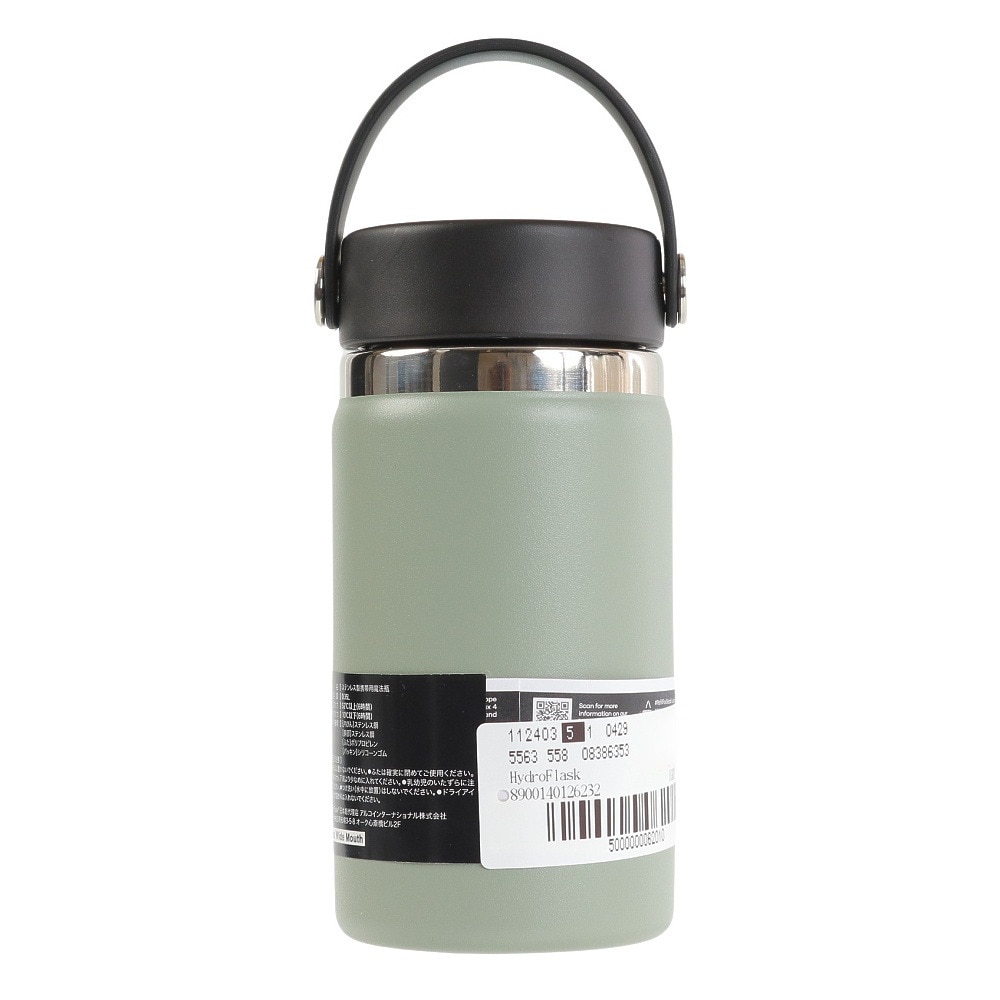 ハイドロフラスク（HydroFlask） 水筒 ボトル 保温保冷 12oz WIDE MOUTH 8900140126232