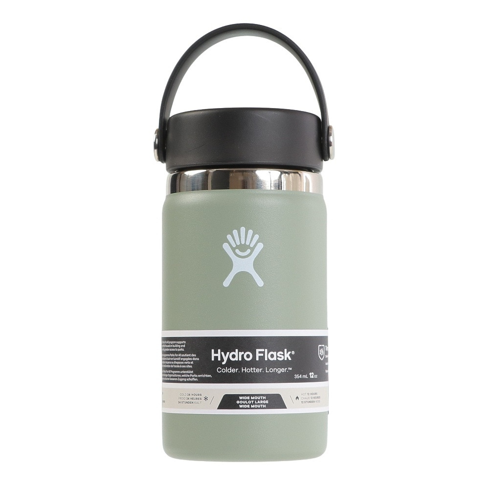 ハイドロフラスク（HydroFlask） 水筒 ボトル 保温保冷 12oz WIDE MOUTH 8900140126232