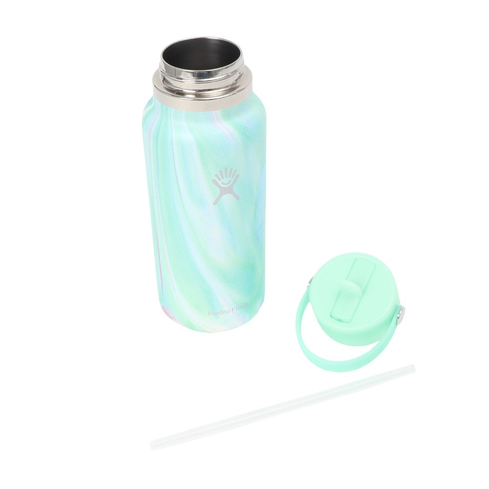 ハイドロフラスク（HydroFlask） 水筒 ボトル マグ 32 oz Wide Mouth Flex Straw Cap 8902020166251