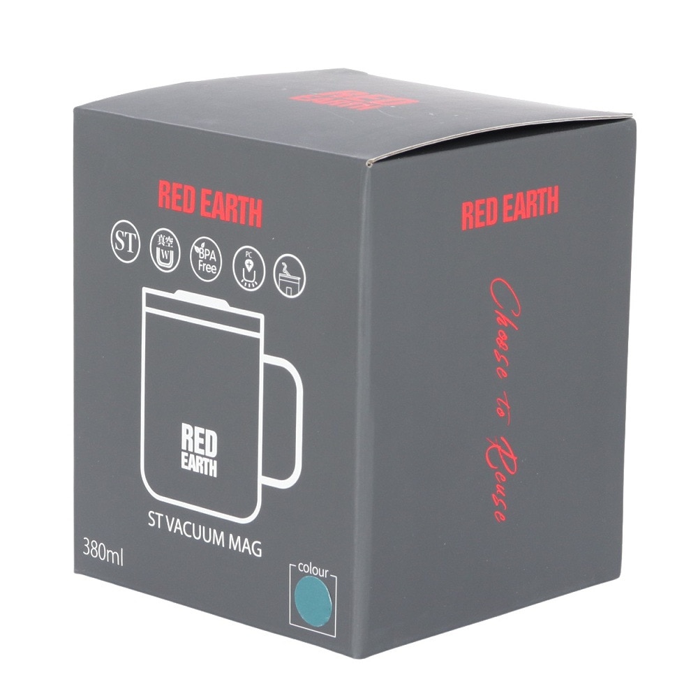 RED EARTH（RED EARTH） 水筒 ボトル ステンレスバキュームマグ 380ml MUG-038Y-DGRN