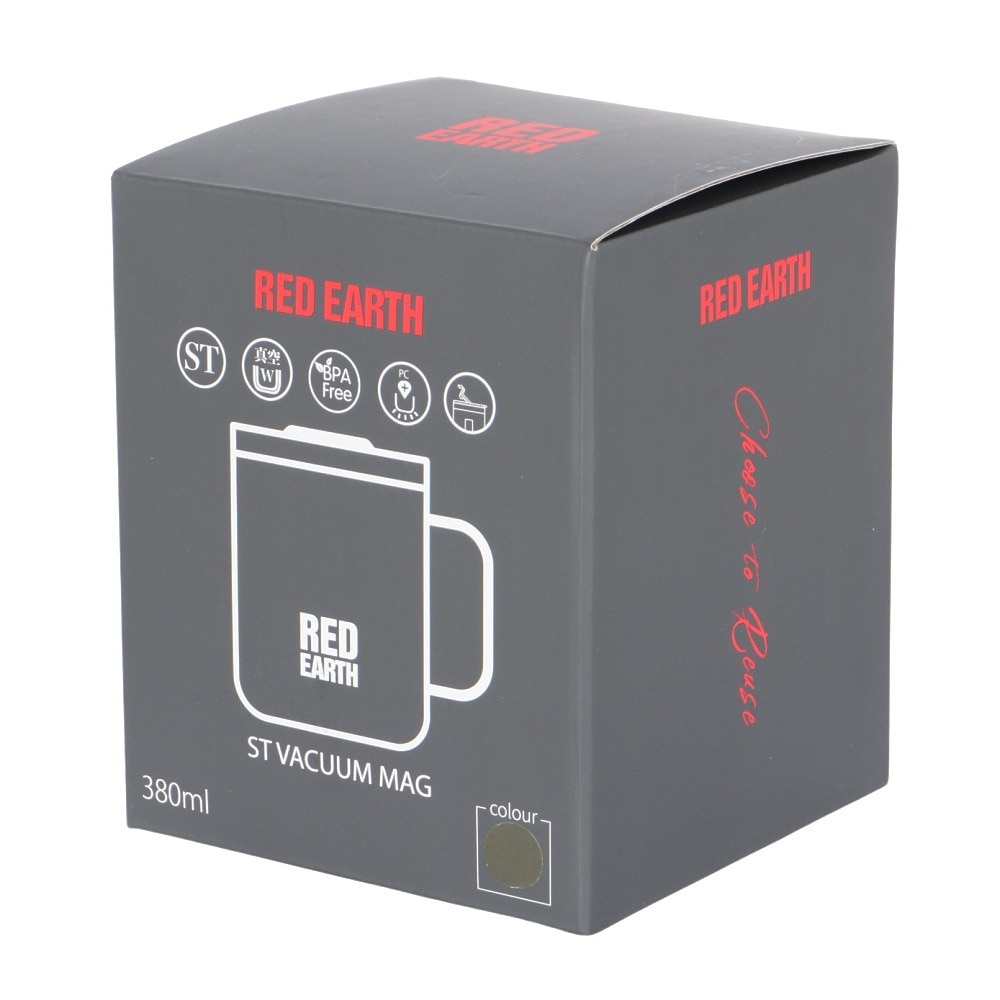 RED EARTH（RED EARTH） 水筒 ボトル ステンレスバキュームマグ 380ml MUG-038Y-KHK